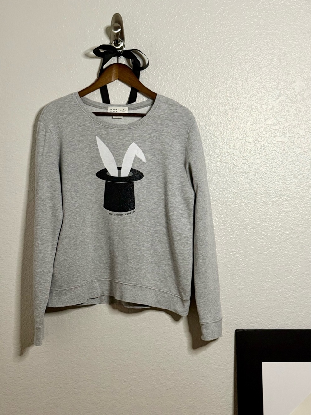 Kate Spade Broome Street Make Magic Happen Sweatshirt M